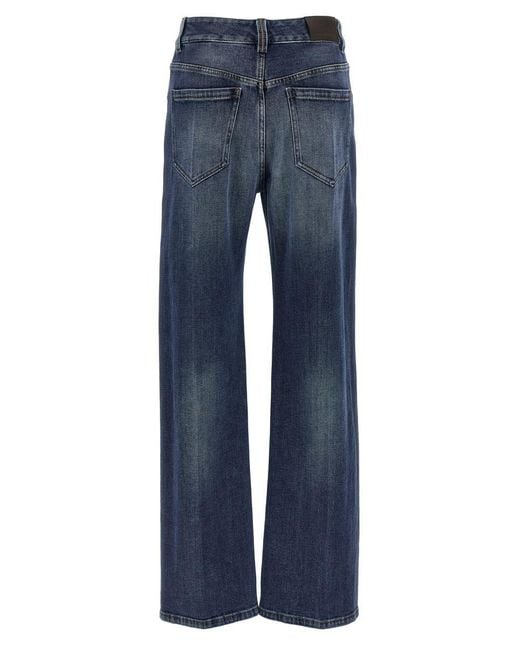 Brunello Cucinelli Blue 'Contemporary Loose' Jeans
