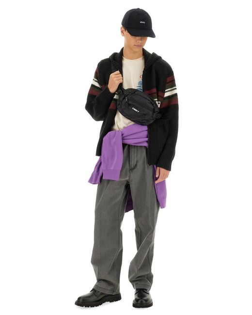 Obey Gray Big Time Carpenter Pants for men