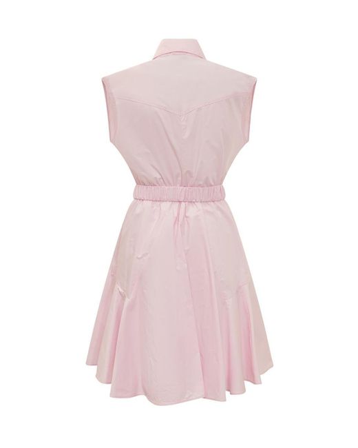 Pinko Pink Chemisier Dress