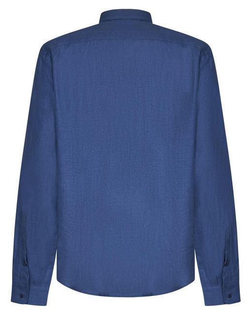 Sease Blue Classic Bd Shirt for men