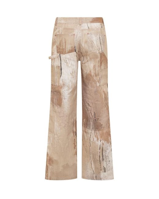 ANDERSSON BELL Natural Tawney Print Jeans for men