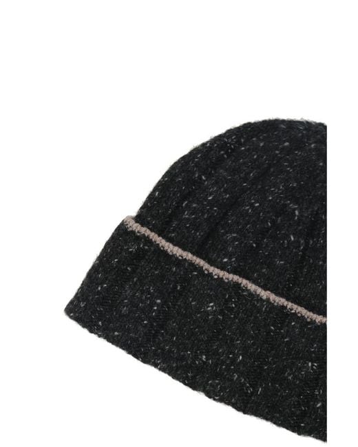 Brunello Cucinelli Black Scarfs for men
