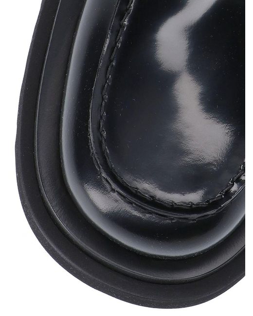 Bottega Veneta Black Loafers "lug"