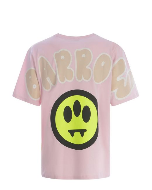 Barrow Pink T-Shirt "Smile" for men
