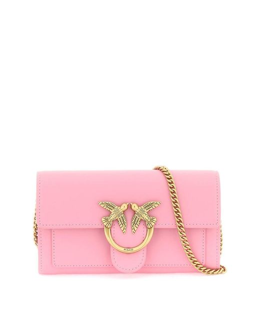 Pinko Pink Love Bag Simply Crossbody Bag