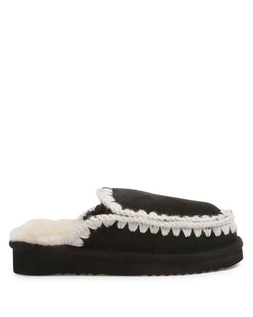 Mou Black Sandals