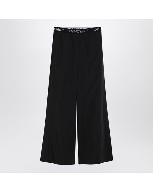 Off-White c/o Virgil Abloh Black Wide Nylon Pants