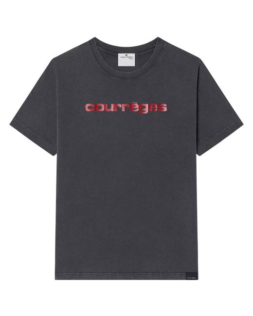 Courreges Blue Courreges T-Shirts And Polos for men