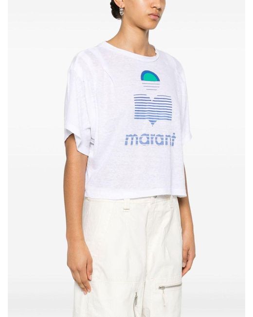 Isabel Marant White Marant Etoile T-Shirts And Polos