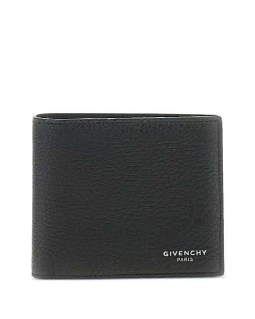 Givenchy Black Flower Leather Wallet Accessories for men