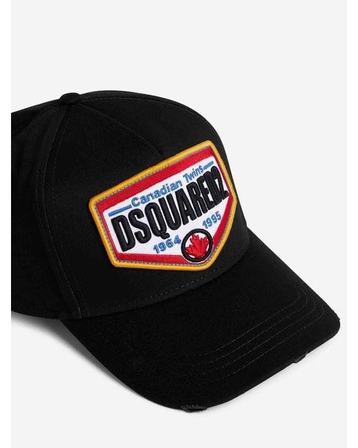 DSquared² Black Badge Baseball Cap for men