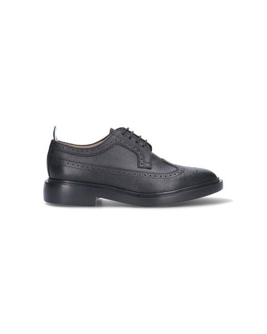 Thom Browne Black Classic Brogue Shoes for men