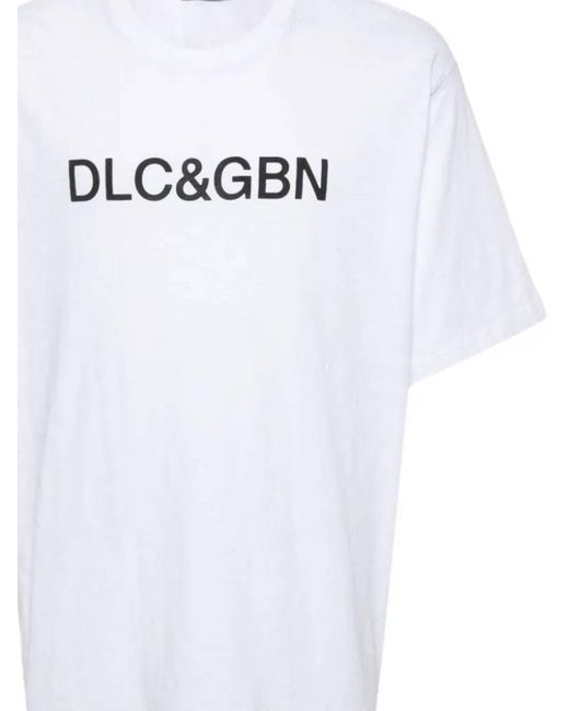 Dolce & Gabbana White T-Shirts And Polos for men