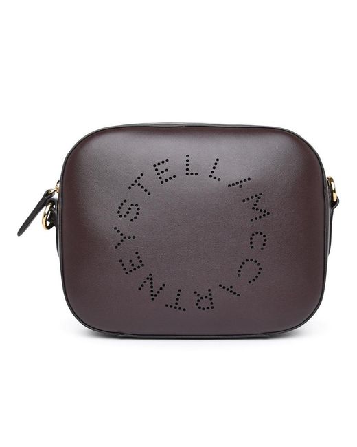 Stella McCartney Gray Alter Mat Velvet Chocolate Mini Bag