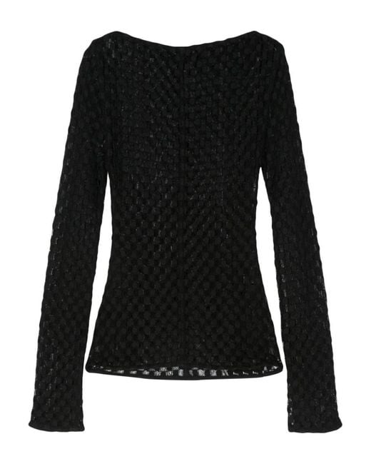 Rohe Black Lace Top Clothing