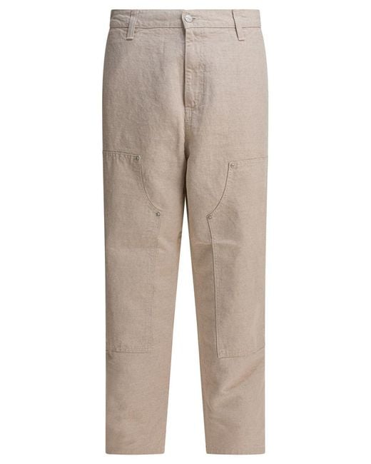 Carhartt Natural Pants "Walter Double Knee" for men