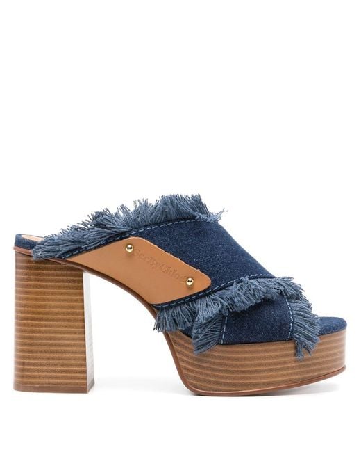 See By Chloé Blue Prue Shoes
