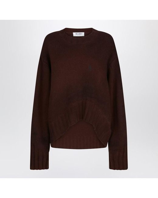 The Attico Brown Wool And Sweater