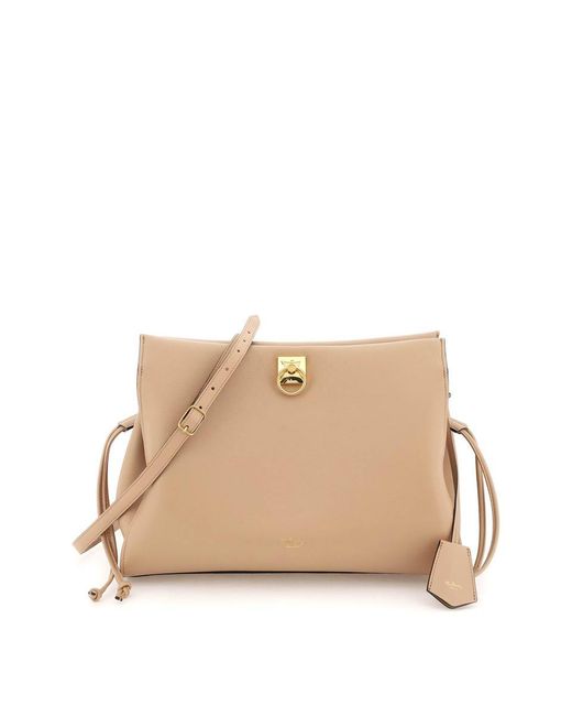 Mulberry 'iris' Bag With Shoulder Strap in Natural Lyst Australia