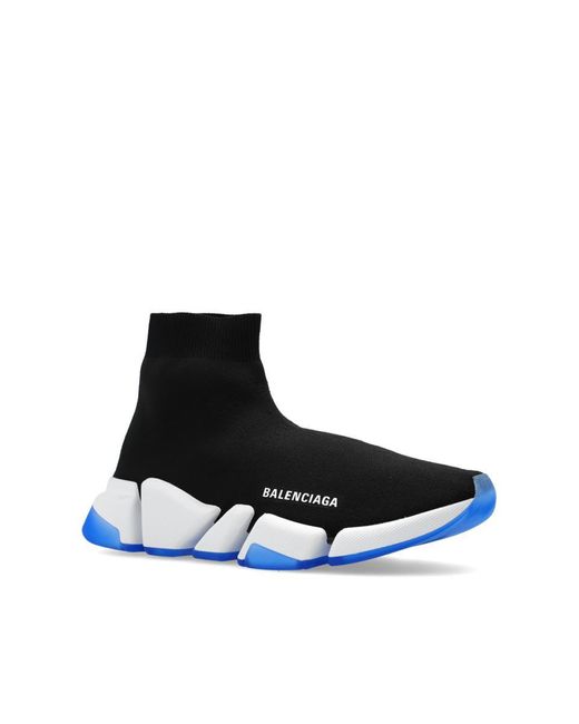 Balenciaga White 'Speed 2.0' Sneakers