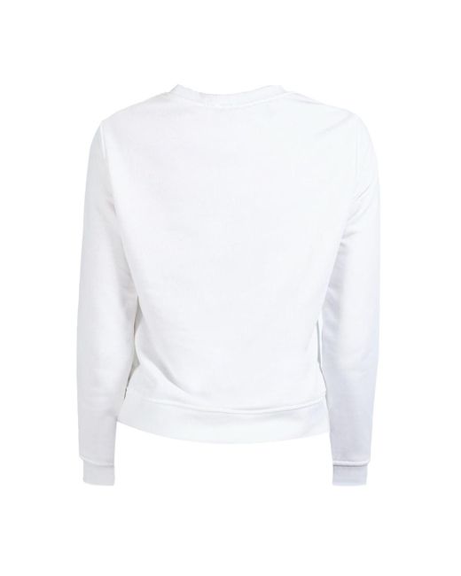 Elisabetta Franchi White Sweatshirt With Writing