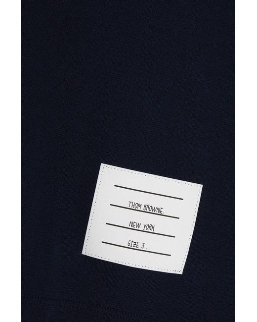 Thom Browne Blue '4 Bar' T-Shirt for men