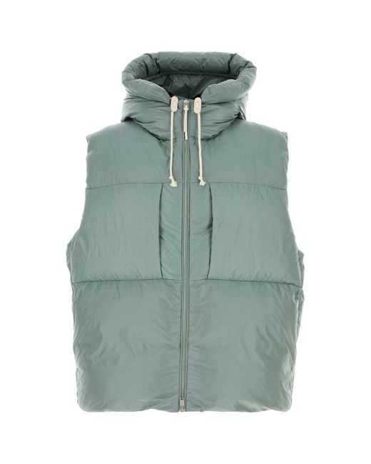 Jil Sander Green Quilts for men