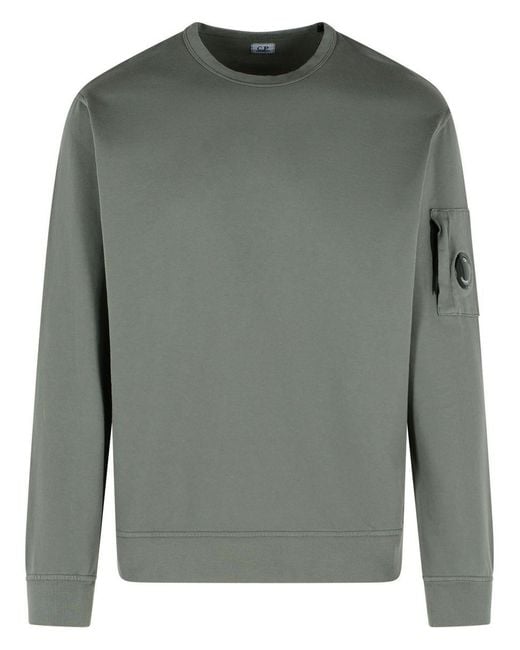 C P Company Gray Cotton Sweatshirt for men