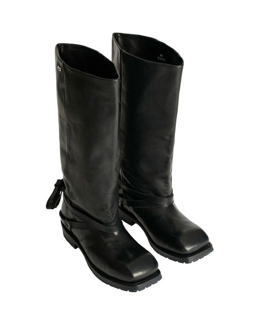 Our Legacy Mid-Calf High Engine Boots in Black | Lyst UK