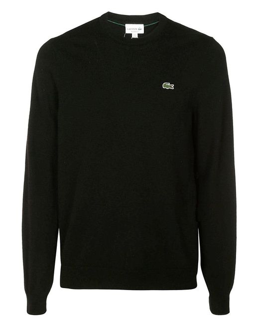 Lacoste Sweaters Black for Men | Lyst