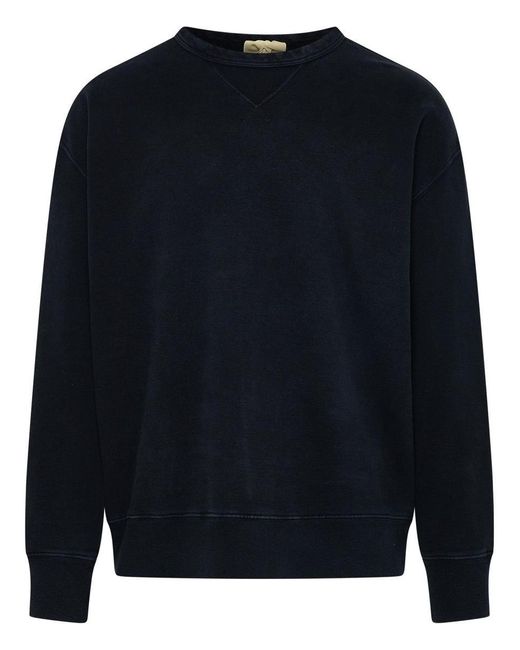 C P Company Blue Cotton Sweatshirt for men