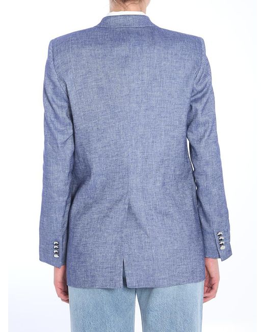 Tagliatore Blue Double-Breasted Jacket