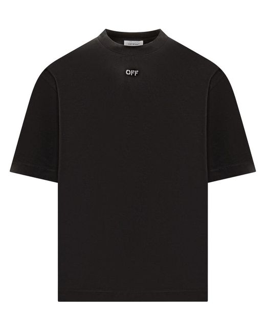 Off-White c/o Virgil Abloh Black Scribble Diags T-Shirt for men
