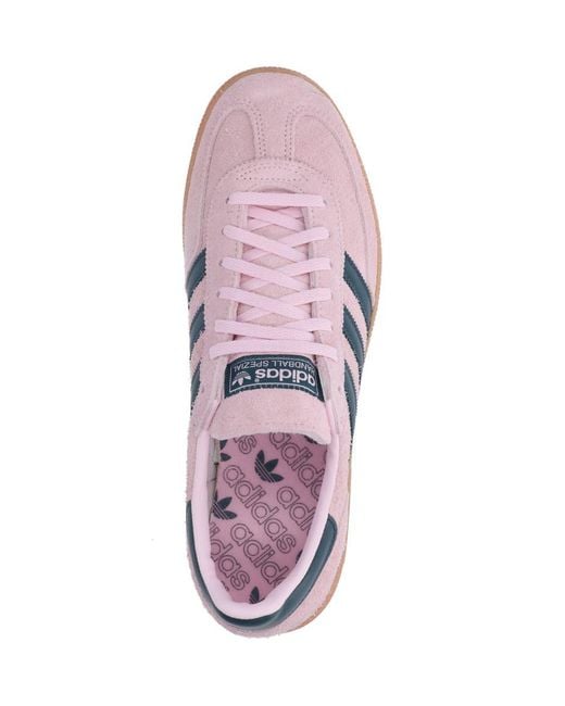 Adidas Pink Handball Spezial "Clear" Sneakers