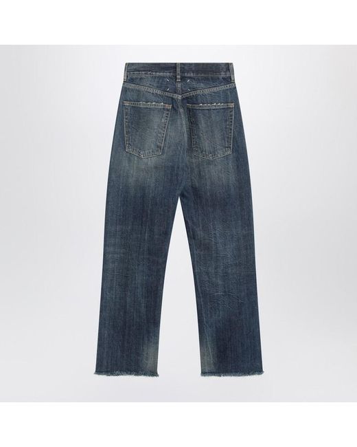 Maison Margiela Blue Straight-Leg Jeans