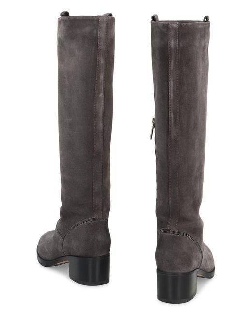 Doucal's Brown Suede Boots