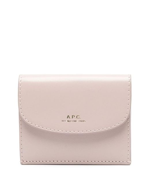 A.P.C. Pink Genève Trifold Wallet