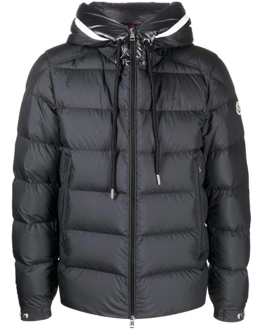 Moncler Hooded Feather Down Jacket for Men | Lyst Canada