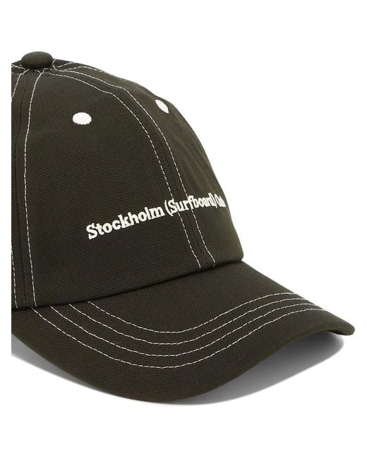 Stockholm Surfboard Club Green Embroidered Cap for men