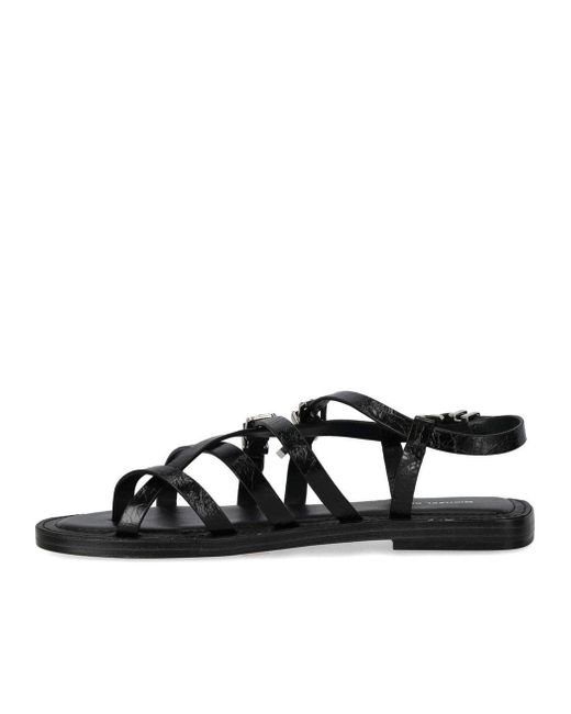 Michael Kors Black Darrington Flat Sandal