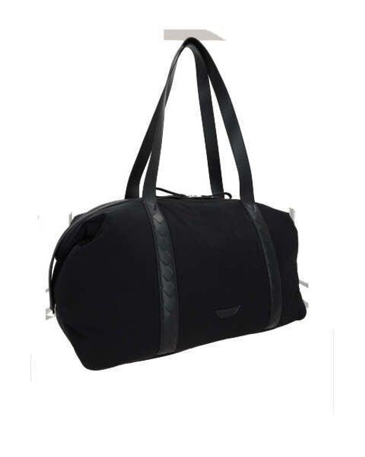 Bottega Veneta Black Large "Crossroad Weekender" Shoulder Bag for men