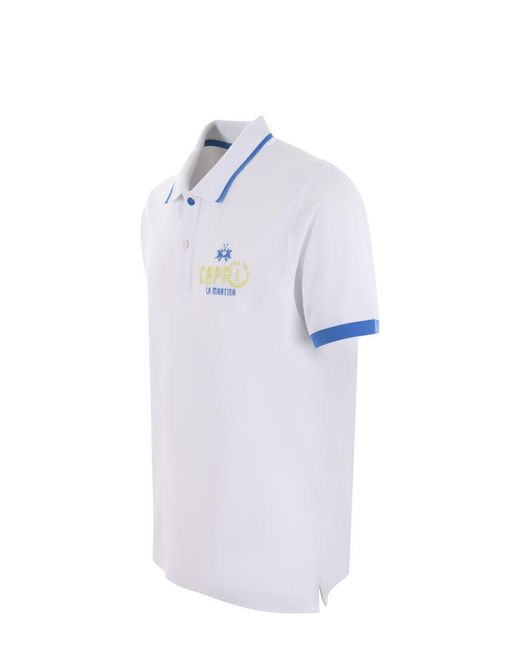 La Martina White T-Shirts And Polos for men