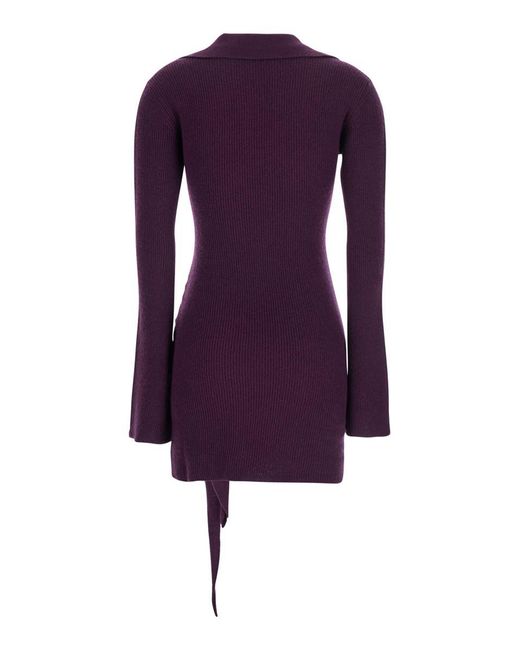 Street One A144014 Abito Astuccio Con Nodo - Maniche Corte, Girocollo, Lunghezza Al Ginocchio, Jersey Comfort, Verde Vintage, Taglia 46 Donna - 4