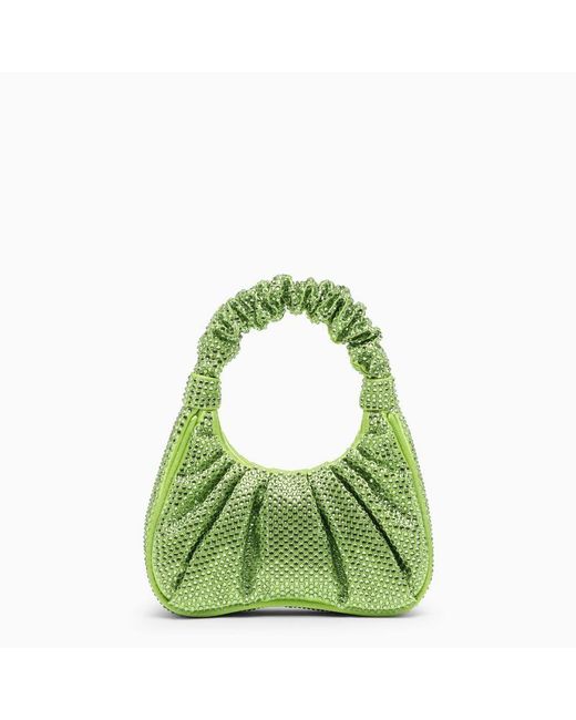 JW PEI Green Gabbi Handbag With Crystals