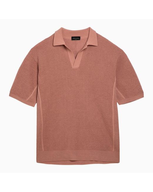 Roberto Collina Orange And Polo Shirt for men