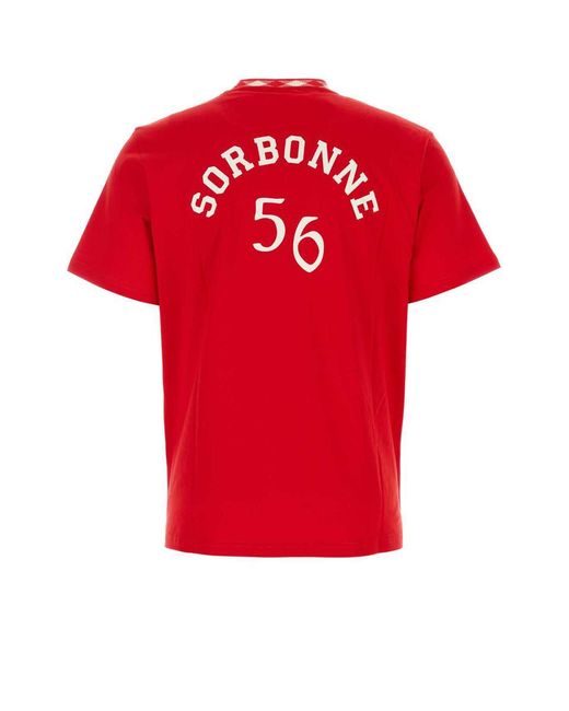 Wales Bonner Red Cotton Sorbonne 56 Oversize T-Shirt for men