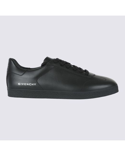 Givenchy Black Leather City Sport Sneakers for men