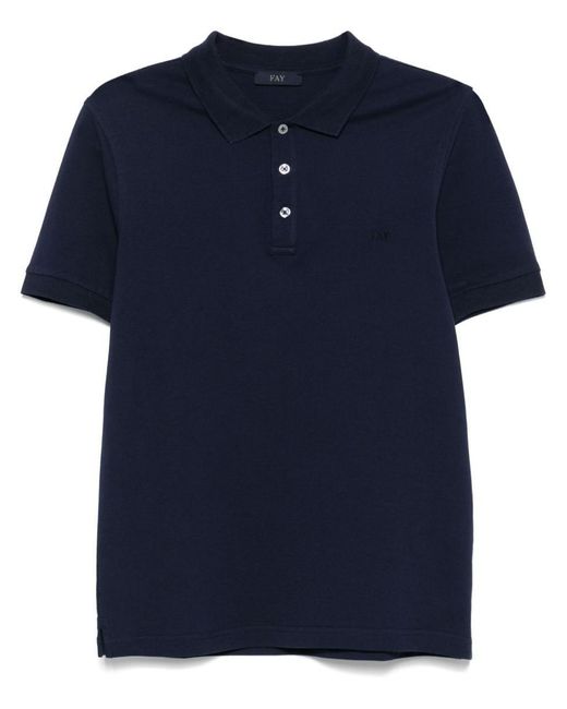 Fay Blue T-shirts And Polos for men