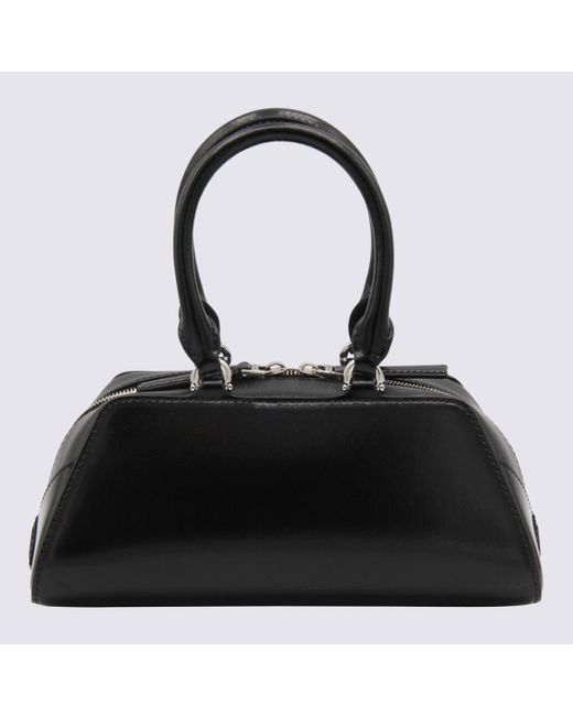 Givenchy Black Leather Antigona Cube Mini Top Handle Bag