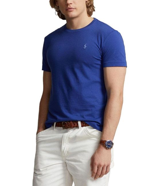 Polo Ralph Lauren Blue T-shirts And Polos for men